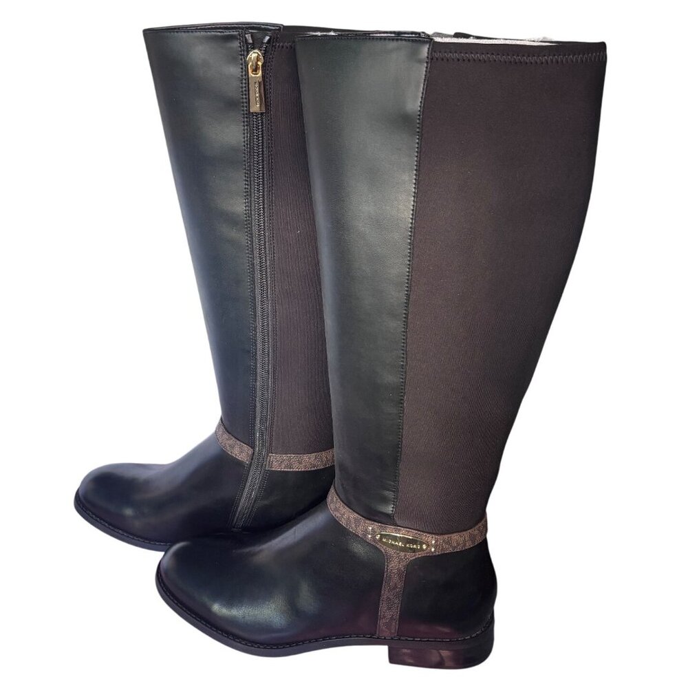 Michael Kors Finley Wide-Calf Riding Boots Women’s Size 8 - Picture 7 of 8